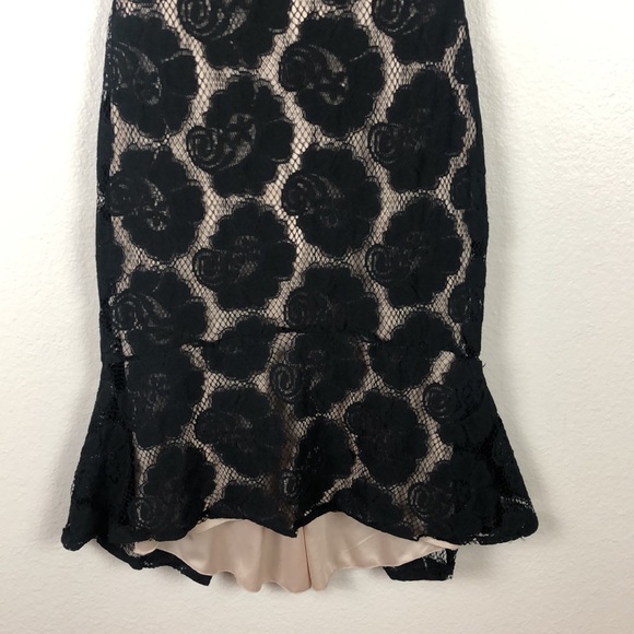 Enfocus Studio Black Lace High Low Dress - Picture 3 of 9